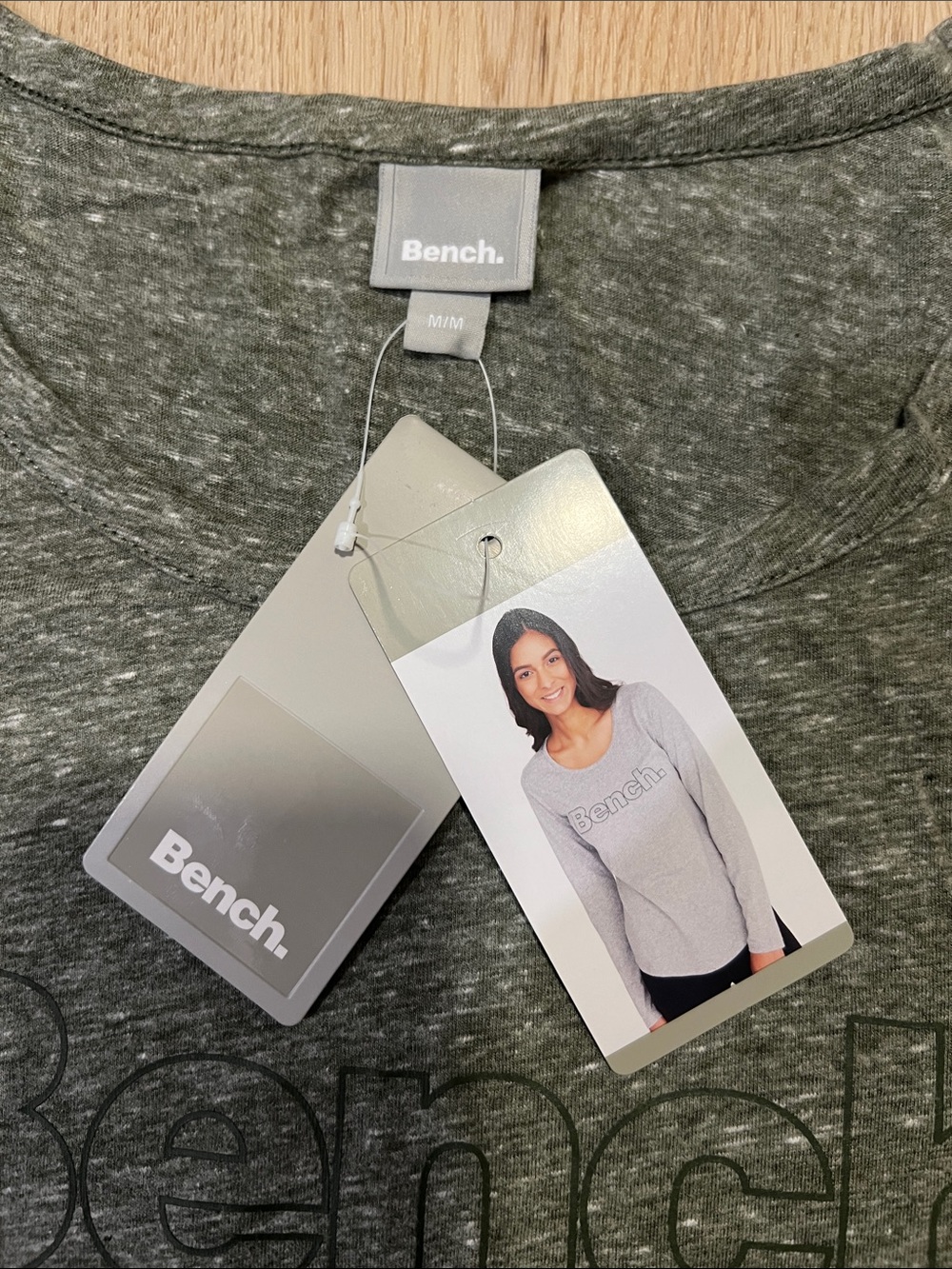 Bench Olive Green Heather Long-Sleeve Crew Top - Picture 6 of 13